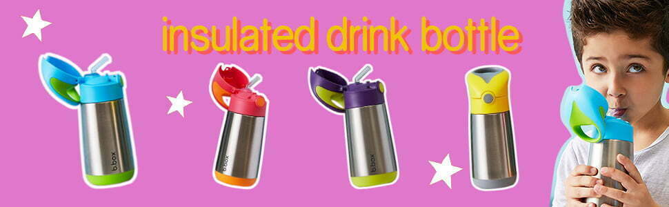 b.box insulated drink bottle 4 colors